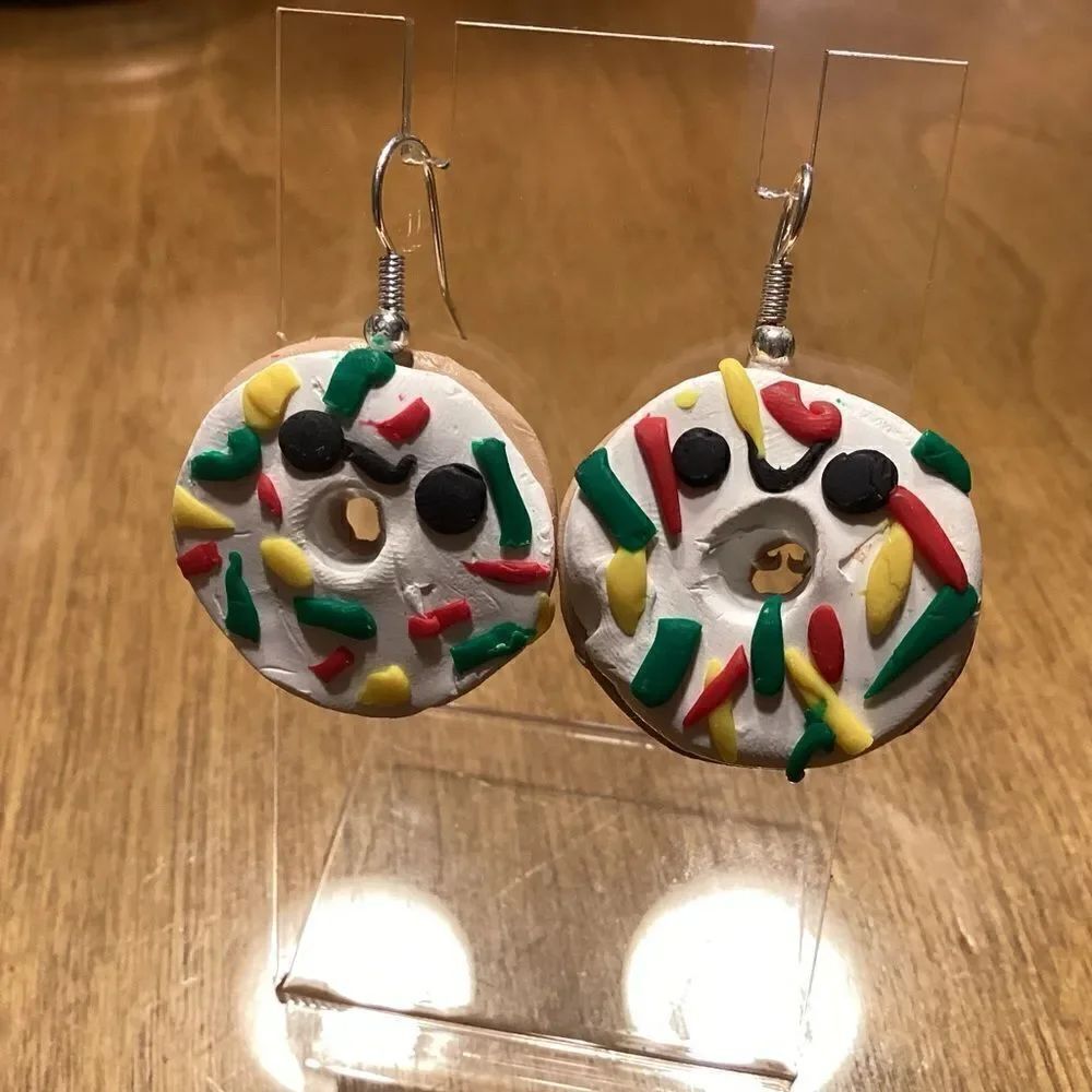 Who Needs Doughnuts? Pierced Earrings